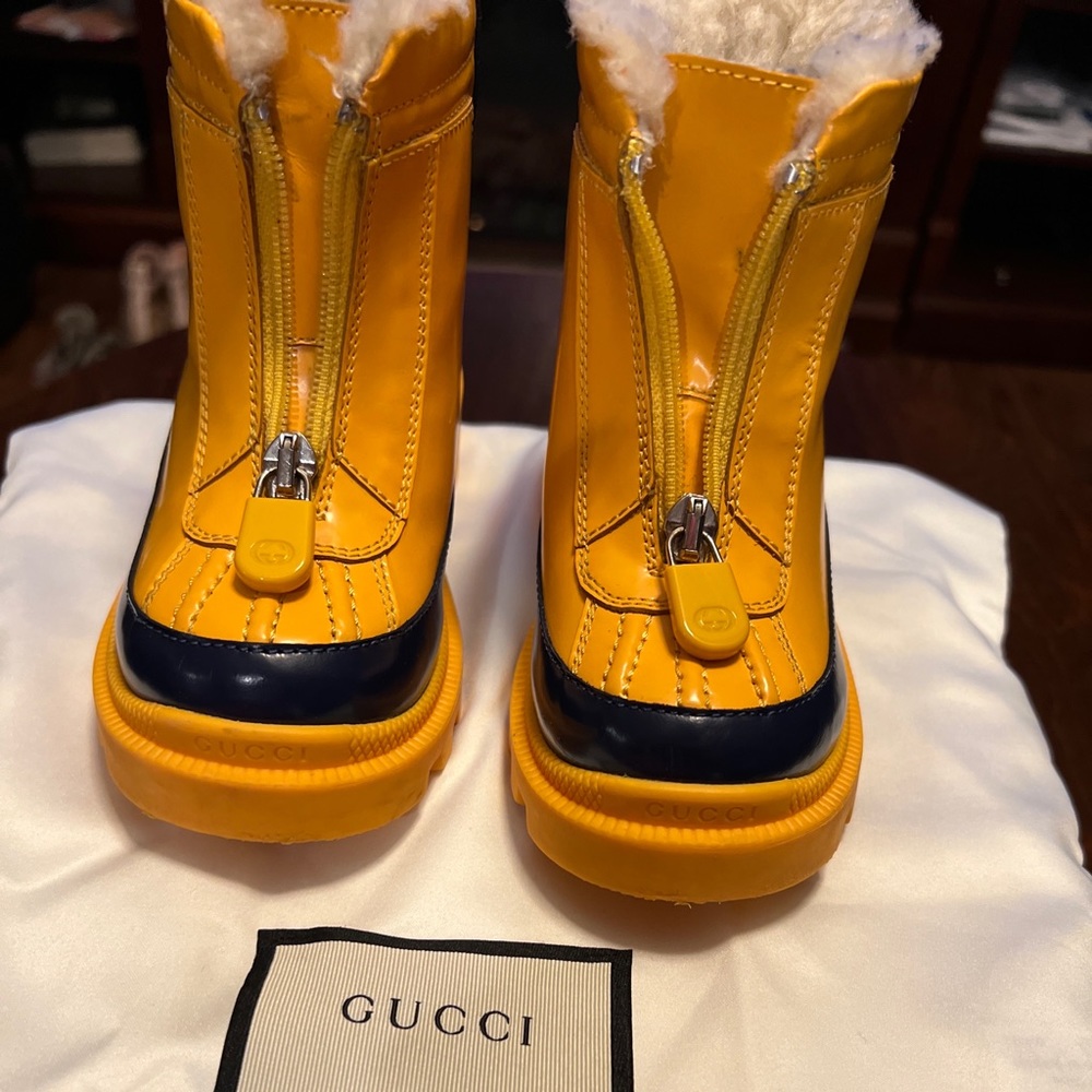Gucci Kids Shoes Boots Size 25 Eu (9 Us) $400
